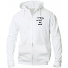 Basic Sweatjacke mit Kapuze